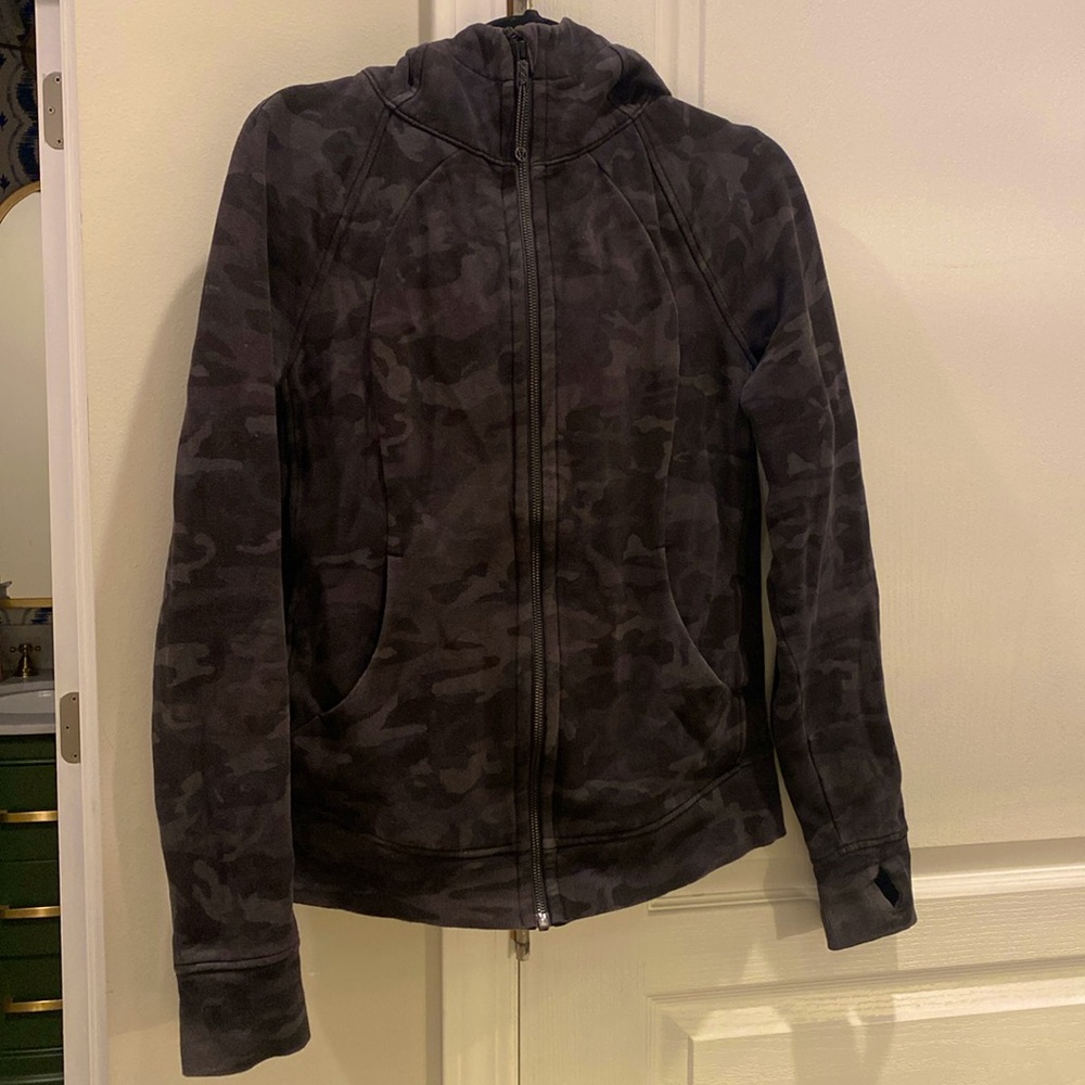 Lululemon Scuba Hoodie in Multi Grey Camo